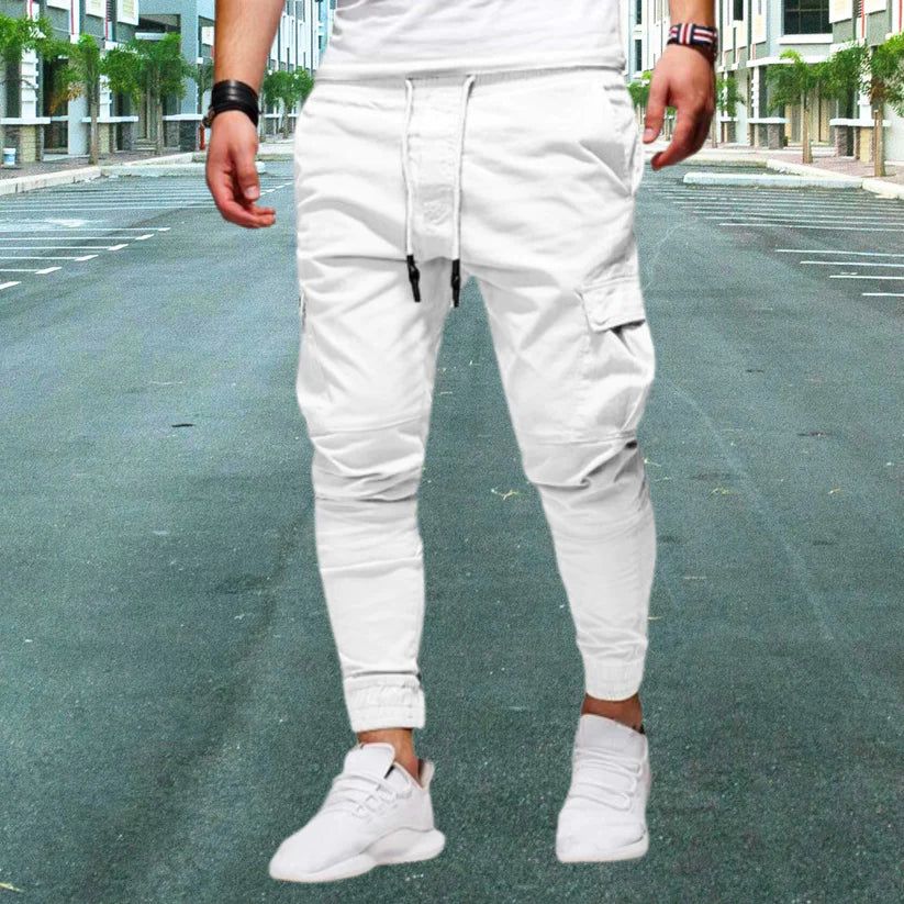 Luca | Lässige Herrenhose mit aufgesetzten Taschen