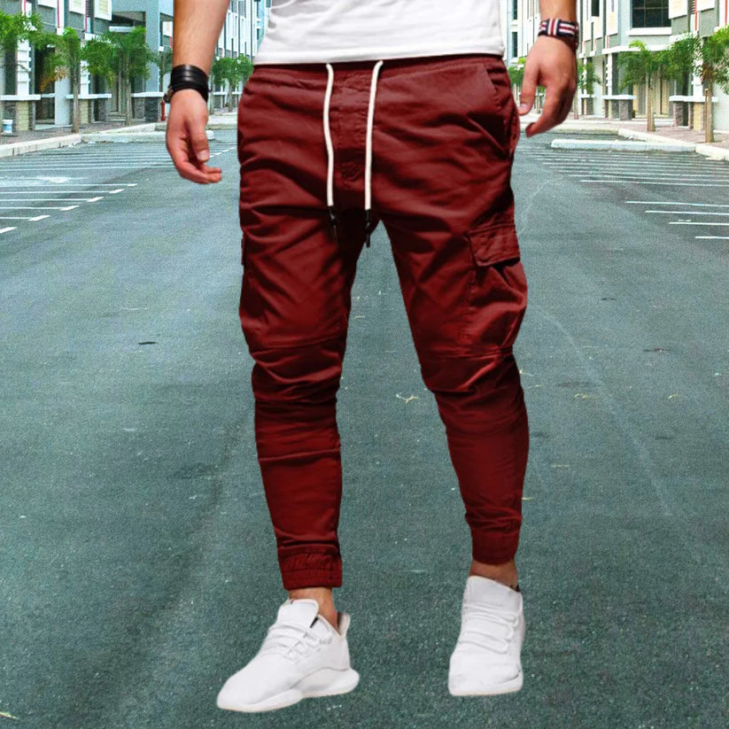 Luca | Lässige Herrenhose mit aufgesetzten Taschen