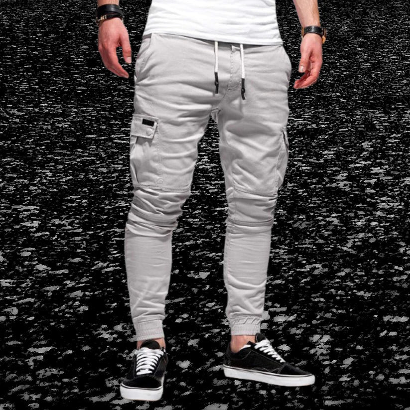 Luca | Lässige Herrenhose mit aufgesetzten Taschen