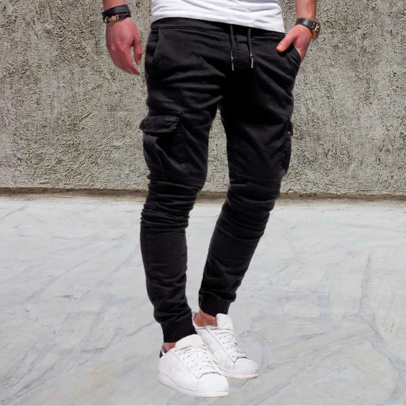 Luca | Lässige Herrenhose mit aufgesetzten Taschen
