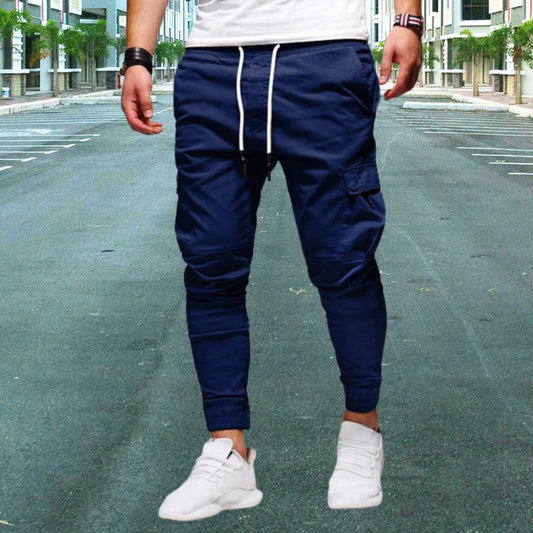 Luca | Lässige Herrenhose mit aufgesetzten Taschen
